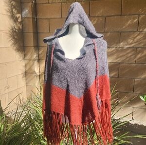 H&M Cozy Hooded Poncho